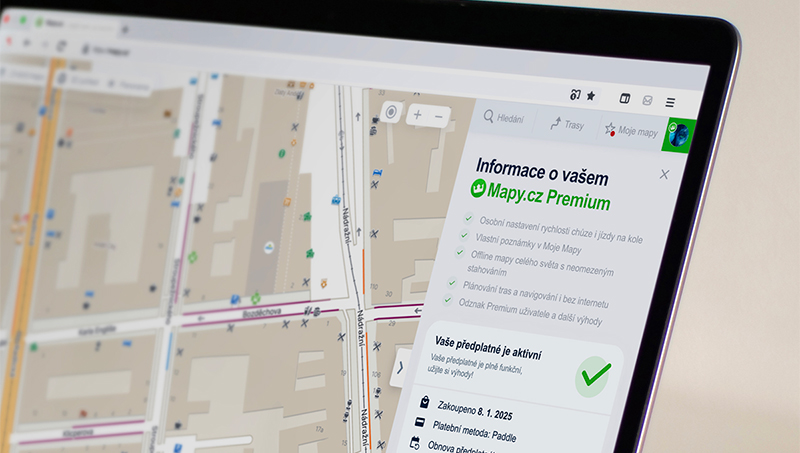 Mapy.cz spouštějí nákup předplatného na webu - Blog Seznam.cz